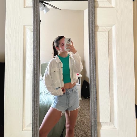 boutique brand towel shacket - Picture 3 of 6